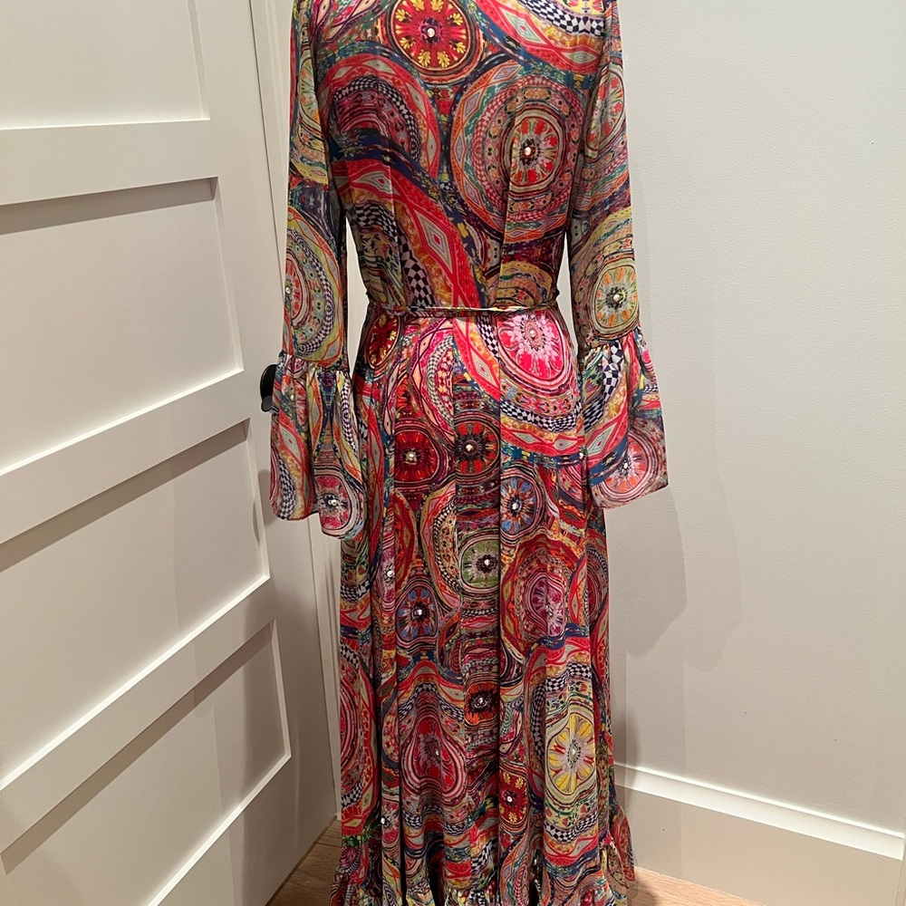 Alexis Multicolor Long Sleeve Dress - Picture 2 of 4